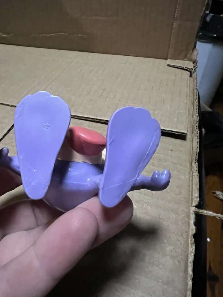 Figura de acción vintage Tiny Toons Bendems púrpura Dizzy Devil PVC 1994 Warner Bros Foto 4 de 4