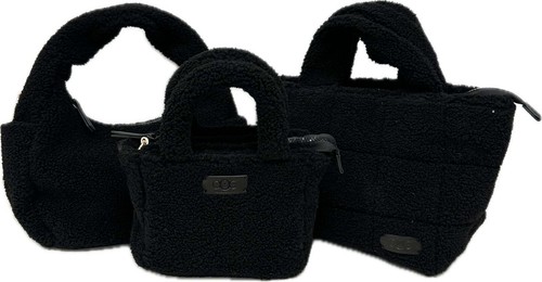 OOG teddy fur plush small bag wool shoulder bag handle bag tote bag - Picture 6 of 37