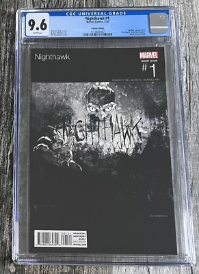 Nighthawk #1 - Marvel Comics Variant Edition - CGC 9.6 - 2016