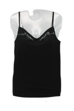 WOOL/SILK TOP, Manufacture of Valduggia SPIDER, black code 07377E