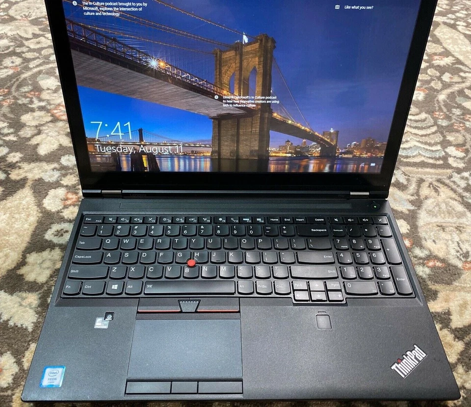 Workstation Lenovo P51 Xeon 1505M 6TB NVMe SSD 64GB 15.6" 4K IPS M2200M-4GB Dock - Image 2 of 4