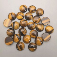 Natural Tiger Eye Cabochon Calibrated size Loose Gemstone
