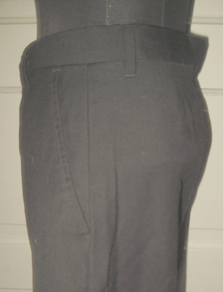CHAPS Boy's Black Flat Front WOOL Blend Dress Pants Slacks Trouser 14 - Image 2 of 4