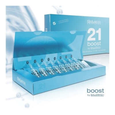 Salerm Cosmetics Salerm 21 Boost Hair Mask - 8 vials of 0.44 fl.oz.