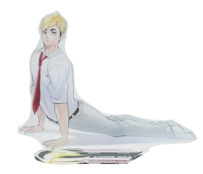 HAIKYU!! ACRYLIC MEGA FIGURE ATSUMU MIYA 2 YOGA POSE - RARE