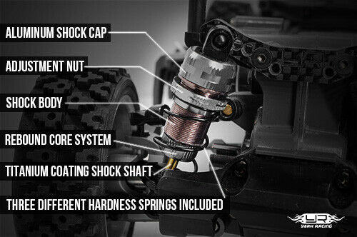YEAH RACING ALUM. ÖLDRUCK STOßDÄMPFER 60mm FÜR TAMIYA TT-01 TT-02 # DSG-0060BU - Bild 3 von 5
