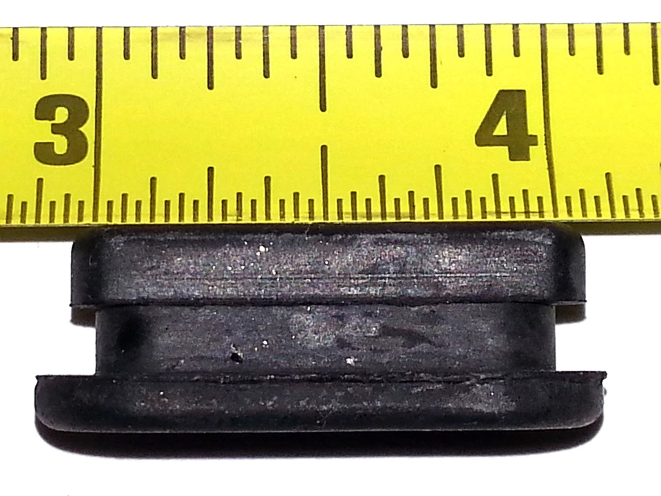 Cubiertas de goma para tapón ajustador de freno de tambor delantero trasero calidad NOS para Dodge 2 piezas KE Foto 3 de 4