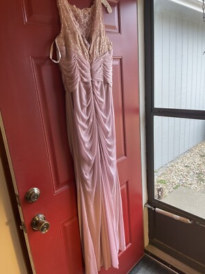 davids bridal rose gold mother of the bride dress | eBay