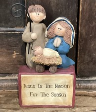 Blossom Bucket Nativity Jesus Is The Reason For The Season
