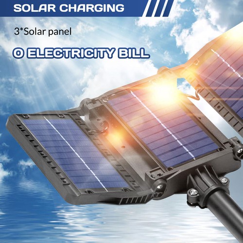 Commercial 99000000LM Solar Wall Lamp Dusk To Dawn Outdoor Road Street Light - Picture 33 of 45