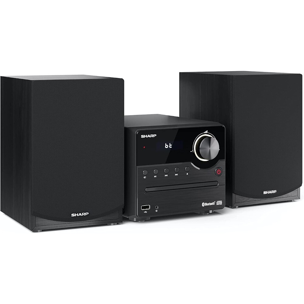 Sharp XL-B512 45W Bluetooth Hi-Fi Micro Sound System Black
