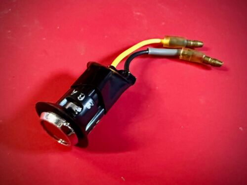 YAMAHA • NOS Headlight Red Pilot Indicator Lamp XS1 RD AT1 CT1 DT1 RT1 IT TT TY - Foto 4 di 4