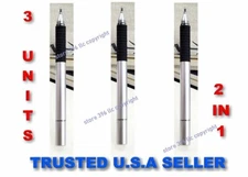 3x Stylus Pen 2 in 1 Fine Point & Mesh Tip for Touch Screen Tablet PC smartphone