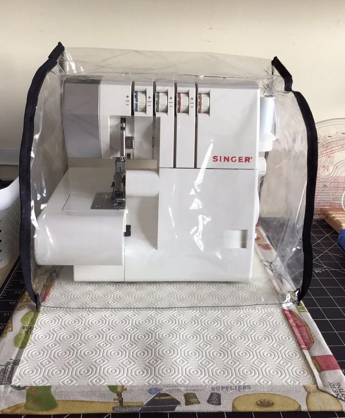 DUST COVER TO FIT Singer 14SH STYLE Overlocker eBay