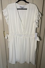 EMMA & MICHELE womens off white Dress Size~2X NWT