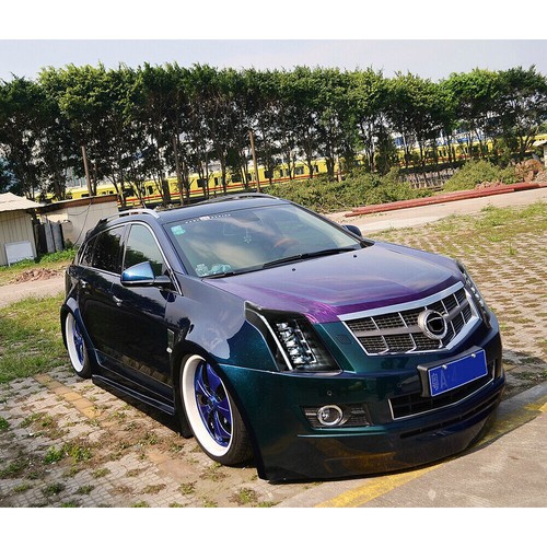 Pair Full LED Headlight Assembly For Cadillac SRX 2010-2016 Projector Front Lamp - Foto 16 di 17