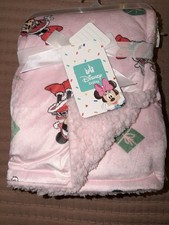 Disney Baby Minnie Mouse Baby Blanket Pink Soft And Cuddly 30  x40  Gifts