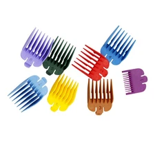 8PCS Universal Hair Clipper Limit Comb Trimmer Guard Combs Accessory For WAHL G