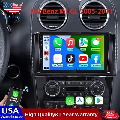 9''2+64 Android 13 Car Stereo Radio for Benz M-Class W164 GL-Class ML350 GPS NAVI