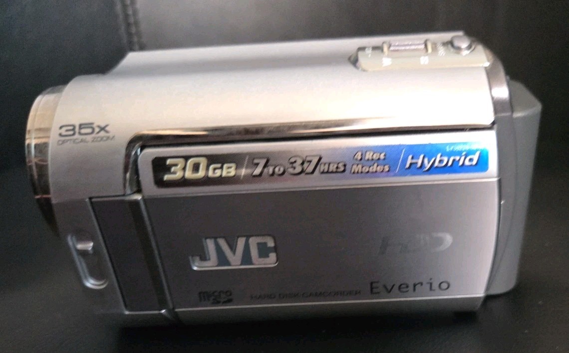 JVC Everio GZ-MG230 Flash Media, Hard Drive Camcorder for sale