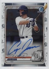 2020 Bowman Chrome Prospects Auto Cooper Johnson #CPA-CJ Auto 3hd