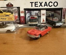 NMint VTG Aurora Vibrator #1544 H.O. '60 Ford Thunderbird Red w/Black Roof Runs!