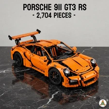 NEW Porsche 911 Gt3 Rs 2,704 Pieces - Creative Model Building Blocks Set