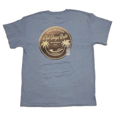 Guys Rule Light Blue T-Shirt Mens Large New