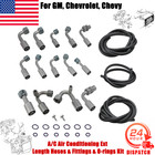 Universal A/C Air Conditioning AC Ext Length Hoses & Fittings & O-rings Hose Kit