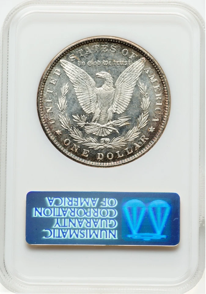 1881 NGC CAC MS63 DMPL Morgan Silver Dollar Old Holder, Stunning Cameo, Low Pop! - Image 4 of 4