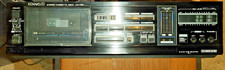 Vintage KENWOOD Stereo Cassette Deck KX-75R With Manual