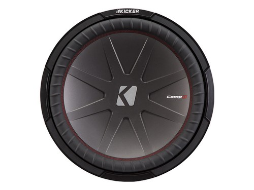 Universal Car Stereo Vented Port Single 15" Kicker CompR CWR15 Sub Box 2 Ohm - Afbeelding 4 van 5