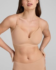 Honeylove CloudEmbrace Wireless Bra Sand Size M 36 D Regular NWT