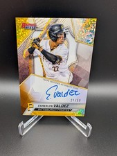 🔥2025 Bowman's Best of '25 Auto Gold Mini-Diamond Ref⚾Esemerlyn Valdez #21/50🔥