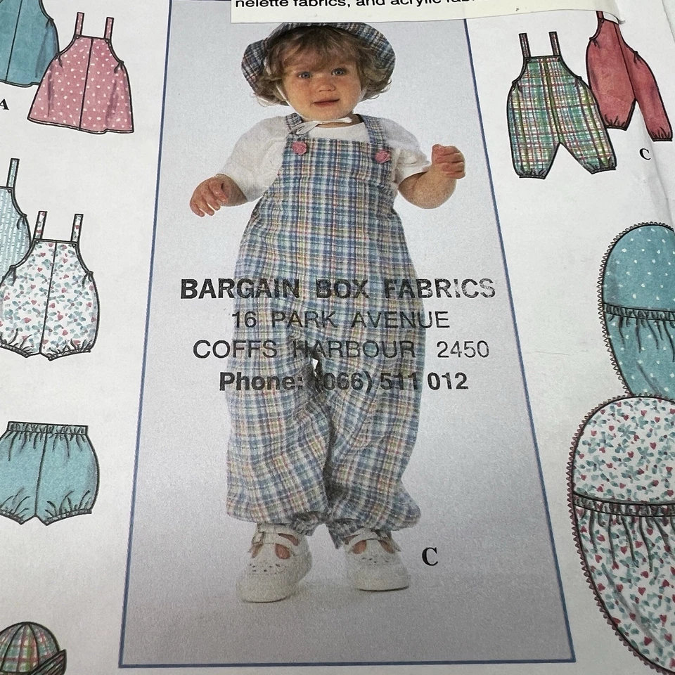 Simplicity 7996 Size NB-L Babies' Layette Including Bunting - Image 3 of 4