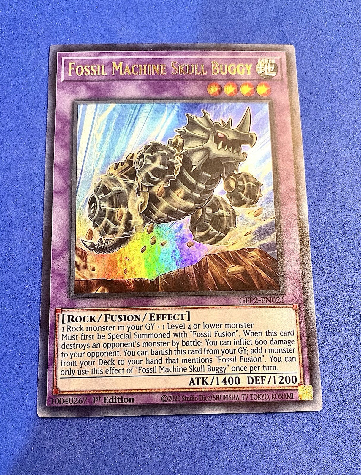 Yu-Gi-Oh Fossil Machine Skull Buggy GFP2-EN021 Ultra Rare 1st Ed NM