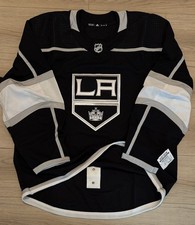 NEW Adidas MiC LA Kings Black Home Authentic Pro Stock Team Issue Jersey Size 56