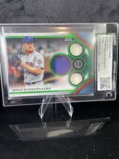 2021 Topps Tribute-Triple Relics Noah Syndergaard #TTR-NS Green /99 Authentic💎