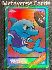 2026 Topps Chrome VeeFriends Determined Dolphin 1986 Topps Variation 40/86