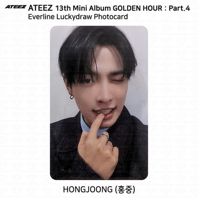 ATEEZ 13th Mini Album Golden Hour Part.4 Everline Lucky Draw