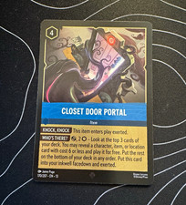Disney Lorcana TCG Closet Door Portal 170/204 Super Rare Cold Foil