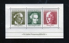 GERMANY #1007 1969 WOMANS SUFFRAGE MINT VF NH O.G S/S aa