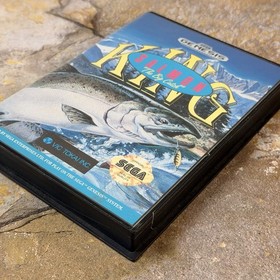 King Salmon: The Big Catch Case & Cartridge - Sega Genesis