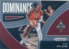 2022 Panini Prizm WNBA A'JA WILSON #14 DOMINANCE Insert ACES
