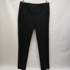 Ann Taylor Factory Black Career Wear to Work Flat Front Straight Leg  Pants 8T