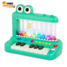 Croco Pop Piano Toy Keyboard with Songs Sounds Lights, Baby and Toddler Toys