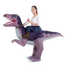 Inflatable Dinosaur Costume Adult Men Women, Inflatable Blow Up Costume Ridin...