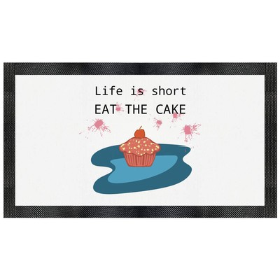 Futtermatte für Haustiere ''Life Is Short, Iss den Kuchen'' (PM00023157)