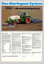 FENDT Geräteträger GT 275 Schlepper Original 1976