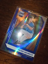 2021 Panini Elite Extra Edition - Peter Heubeck #7 Aspirations Blue /249 (RC)